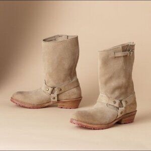 Vintage Shoe Company‎ Sueded Leather Boots - Size 7.5